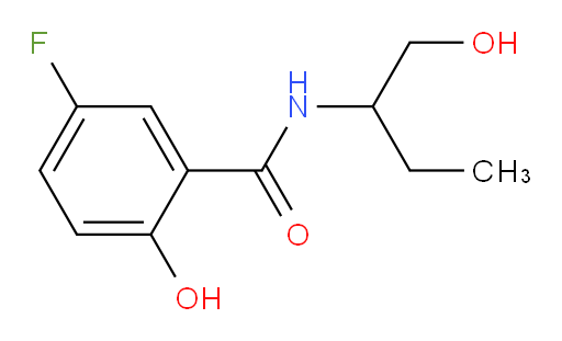 5-fluoro-2-hydroxy-N-(1-hydroxybutan-2-yl)benzamide