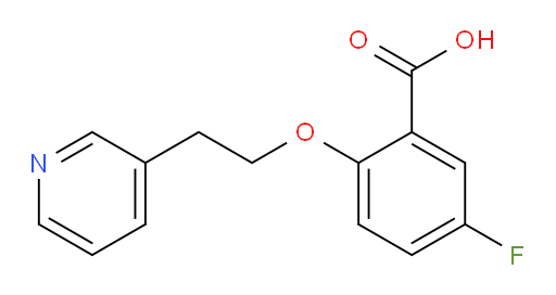 5-fluoro-2-(2-(pyridin-3-yl)ethoxy)benzoic acid