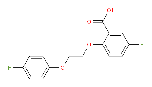 5-fluoro-2-(2-(4-fluorophenoxy)ethoxy)benzoic acid