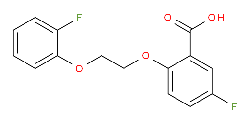 5-fluoro-2-(2-(2-fluorophenoxy)ethoxy)benzoic acid