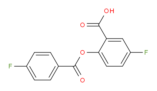 5-fluoro-2-((4-fluorobenzoyl)oxy)benzoic acid