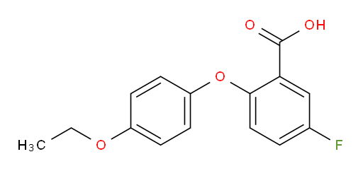 2-(4-ethoxyphenoxy)-5-fluorobenzoic acid