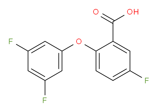 2-(3,5-difluorophenoxy)-5-fluorobenzoic acid