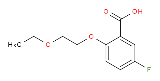 2-(2-ethoxyethoxy)-5-fluorobenzoic acid