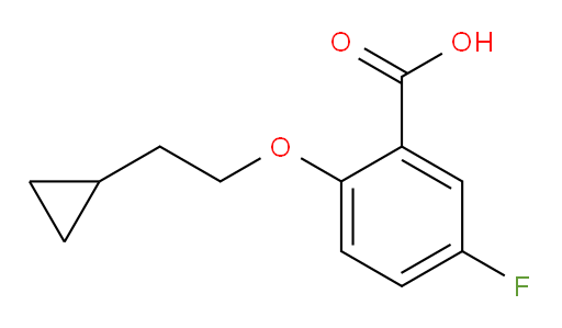 2-(2-cyclopropylethoxy)-5-fluorobenzoic acid