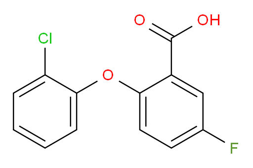 2-(2-chlorophenoxy)-5-fluorobenzoic acid