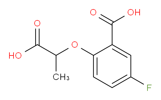2-(1-carboxyethoxy)-5-fluorobenzoic acid