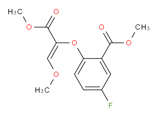 (Z)-methyl 2-((1,3-dimethoxy-3-oxoprop-1-en-2-yl)oxy)-5-fluorobenzoate