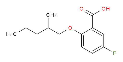 5-fluoro-2-((2-methylpentyl)oxy)benzoic acid