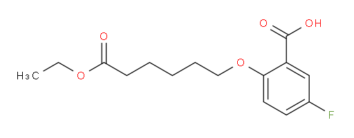 2-((6-ethoxy-6-oxohexyl)oxy)-5-fluorobenzoic acid