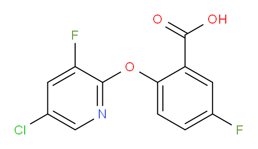 2-((5-chloro-3-fluoropyridin-2-yl)oxy)-5-fluorobenzoic acid