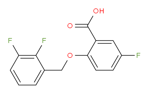 2-((2,3-difluorobenzyl)oxy)-5-fluorobenzoic acid