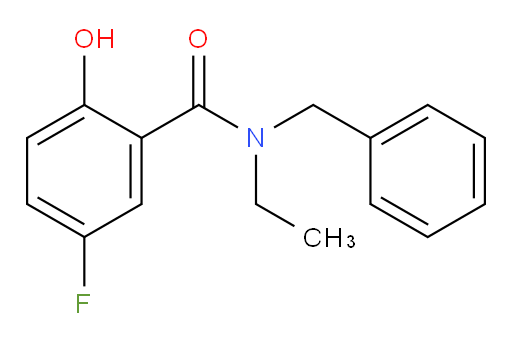 N-benzyl-N-ethyl-5-fluoro-2-hydroxybenzamide