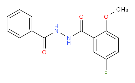 N'-benzoyl-5-fluoro-2-methoxybenzohydrazide
