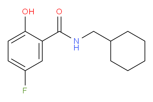 N-(cyclohexylmethyl)-5-fluoro-2-hydroxybenzamide
