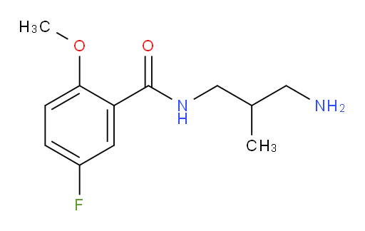 N-(3-amino-2-methylpropyl)-5-fluoro-2-methoxybenzamide