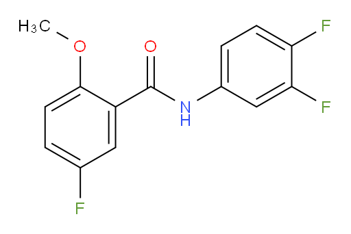 N-(3,4-difluorophenyl)-5-fluoro-2-methoxybenzamide