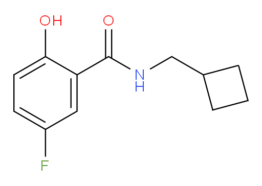 N-(cyclobutylmethyl)-5-fluoro-2-hydroxybenzamide