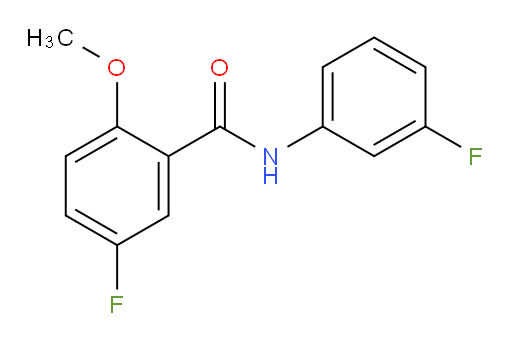 5-fluoro-N-(3-fluorophenyl)-2-methoxybenzamide