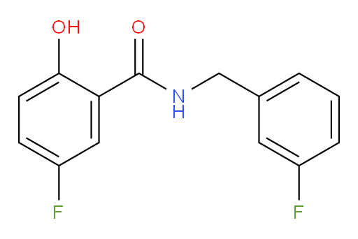 5-fluoro-N-(3-fluorobenzyl)-2-hydroxybenzamide