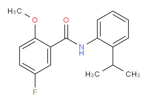 5-fluoro-N-(2-isopropylphenyl)-2-methoxybenzamide