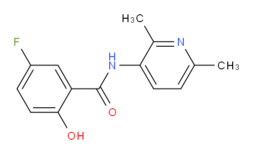 N-(2,6-dimethylpyridin-3-yl)-5-fluoro-2-hydroxybenzamide
