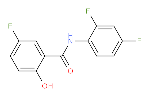 N-(2,4-difluorophenyl)-5-fluoro-2-hydroxybenzamide