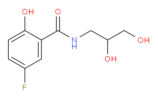 N-(2,3-dihydroxypropyl)-5-fluoro-2-hydroxybenzamide