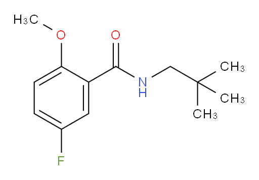 5-fluoro-2-methoxy-N-neopentylbenzamide