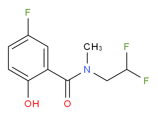 N-(2,2-difluoroethyl)-5-fluoro-2-hydroxy-N-methylbenzamide