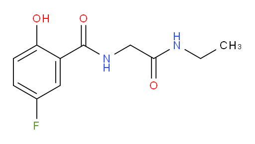 N-(2-(ethylamino)-2-oxoethyl)-5-fluoro-2-hydroxybenzamide