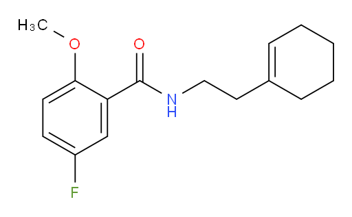 N-(2-(cyclohex-1-en-1-yl)ethyl)-5-fluoro-2-methoxybenzamide