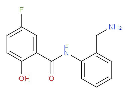 N-(2-(aminomethyl)phenyl)-5-fluoro-2-hydroxybenzamide
