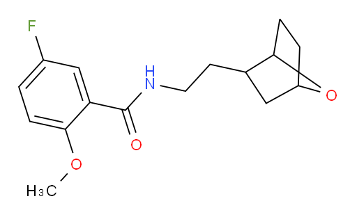 N-(2-(7-oxabicyclo[2.2.1]heptan-2-yl)ethyl)-5-fluoro-2-methoxybenzamide