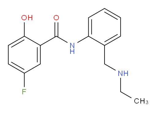 N-(2-((ethylamino)methyl)phenyl)-5-fluoro-2-hydroxybenzamide