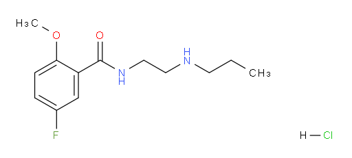 5-fluoro-2-methoxy-N-(2-(propylamino)ethyl)benzamide hydrochloride