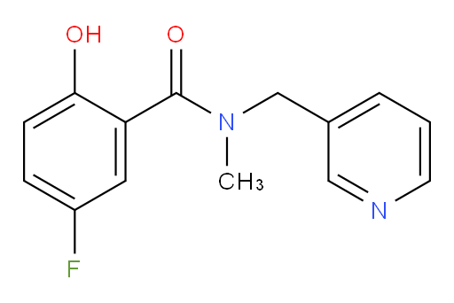 5-fluoro-2-hydroxy-N-methyl-N-(pyridin-3-ylmethyl)benzamide