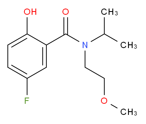 5-fluoro-2-hydroxy-N-isopropyl-N-(2-methoxyethyl)benzamide