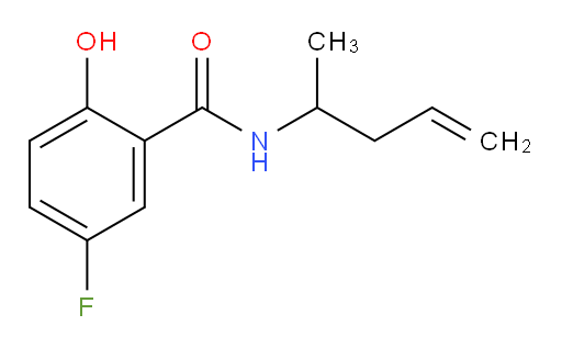 5-fluoro-2-hydroxy-N-(pent-4-en-2-yl)benzamide