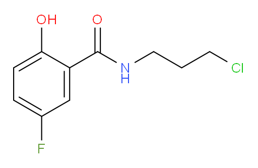 N-(3-chloropropyl)-5-fluoro-2-hydroxybenzamide