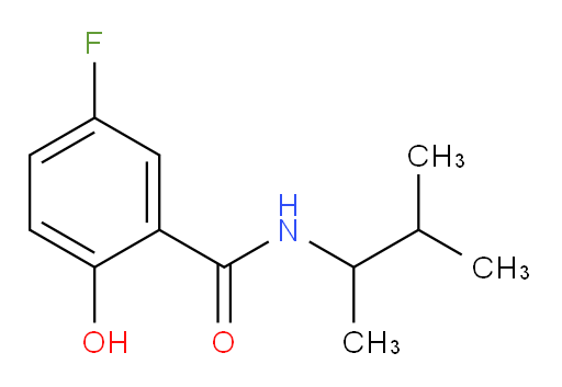 5-fluoro-2-hydroxy-N-(3-methylbutan-2-yl)benzamide
