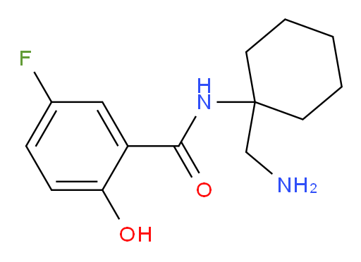 N-(1-(aminomethyl)cyclohexyl)-5-fluoro-2-hydroxybenzamide