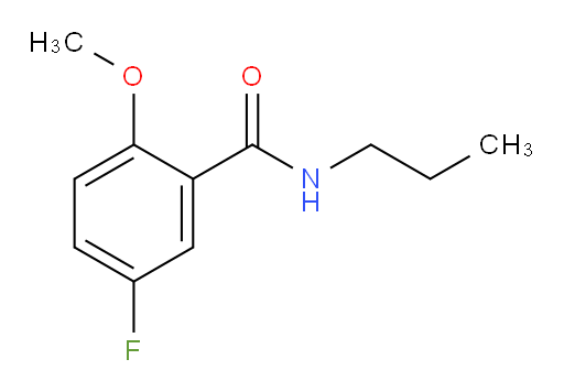 5-fluoro-2-methoxy-N-propylbenzamide