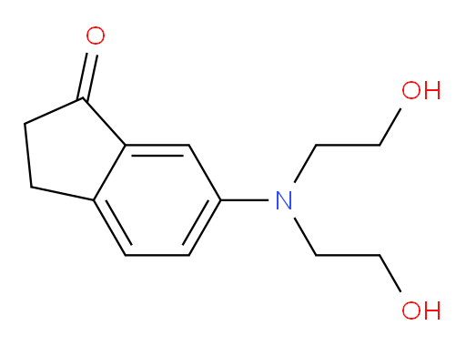 6-(bis(2-hydroxyethyl)amino)-2,3-dihydro-1H-inden-1-one