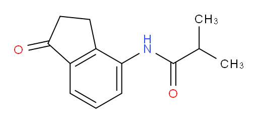 N-(1-oxo-2,3-dihydro-1H-inden-4-yl)isobutyramide