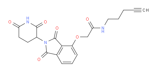 2-((2-(2,6-dioxopiperidin-3-yl)-1,3-dioxoisoindolin-4-yl)oxy)-N-(pent-4-yn-1-yl)acetamide