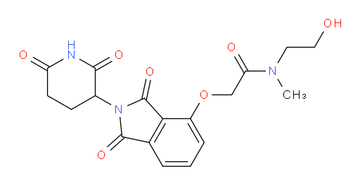 2-((2-(2,6-dioxopiperidin-3-yl)-1,3-dioxoisoindolin-4-yl)oxy)-N-(2-hydroxyethyl)-N-methylacetamide