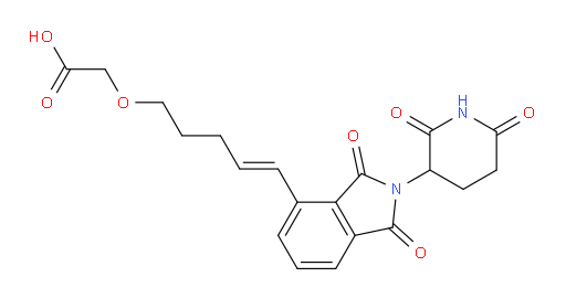 (E)-2-((5-(2-(2,6-dioxopiperidin-3-yl)-1,3-dioxoisoindolin-4-yl)pent-4-en-1-yl)oxy)acetic acid