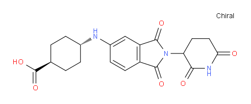 (1r,4r)-4-((2-(2,6-dioxopiperidin-3-yl)-1,3-dioxoisoindolin-5-yl)amino)cyclohexanecarboxylic acid