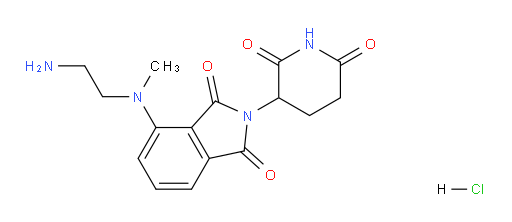4-((2-aminoethyl)(methyl)amino)-2-(2,6-dioxopiperidin-3-yl)isoindoline-1,3-dione hydrochloride